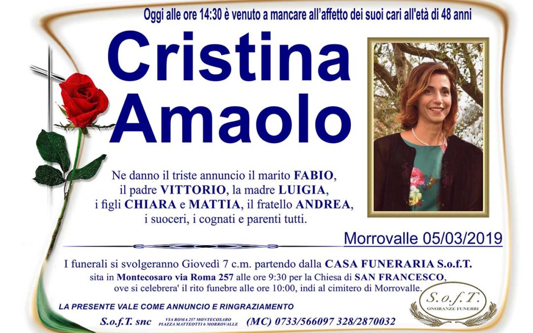 Cristina Amaolo